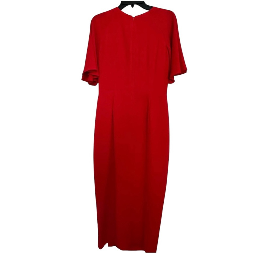 •NWT Maggy London Red Cocktail Dress Sz 8 - Picture 6 of 9